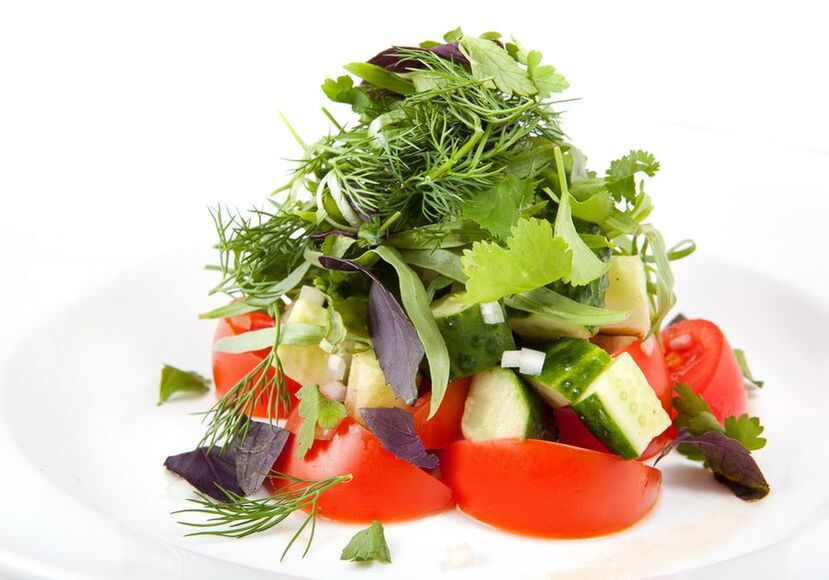 dārzeņu salāti hipoalerģiskai diētai
