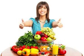 augļi un dārzeņi pareizai uzturam un svara zaudēšanai
